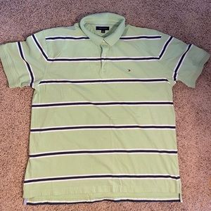 Tommy Hilfiger shirt polo short sleeve green XXL